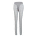 Color-Gray-Fall Women Clothing Casual Knitted Cropped Low Waist Street Shooting Skinny Long Casual Pants-Fancey Boutique