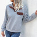 Color-Light Gray-Women Clothing Long Sleeve Women Sweater Autumn Winter-Fancey Boutique