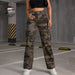 Retro Hip Hop Straight Cargo Pants All Match High Waist Loose Denim Mop Long Women Pants Tide-Fancey Boutique