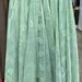 Color-Mint-Lace Skirt Women Spring Draping Effect Slimming A Line Skirt Pleated Mesh Long Skirt-Fancey Boutique