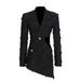 Personalized Blazer Women Summer V neck Cropped Outfit High Grade Long Sleeve Blazer Women-Fancey Boutique