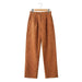 Color-Trousers-Fall Women Long leeved Corduroy Belt Shirt-Fancey Boutique