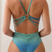 Women One Piece Swimsuit Gradient Sexy Sling-Fancey Boutique