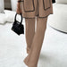 Color-Camel Pants-Women Stitching Bag Set Autumn Winter-Fancey Boutique