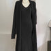 Autumn Winter Knitting Suit Women Elegant Vest Dress Long Cardigan Coat-Black-Fancey Boutique