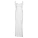 Color-White-Women Summer Women Clothing Suspenders Sexy Backless Slim Fit Sheath Elegant Dress-Fancey Boutique