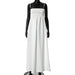 Women Clothing Summer Solid Color Bare Back Sleeveless Sling Dress-White-Fancey Boutique