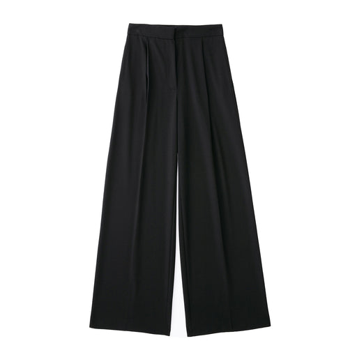 Color-Black-Autumn Unisex Solid Color Loose Casual Trousers Wide Leg Pants-Fancey Boutique