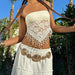 Sexy Lace Tube Top Tassel Vest Summer Slim Fit Al Match Dopamine Top-Fancey Boutique