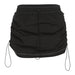 Color-Black-Spring Trendy Women Clothing High Waist Slim Drawstring Bag Hip All Match Skirt-Fancey Boutique