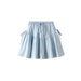 Bow Lace up Puff Short Skirt Women Summer Small A line Skirt Slimming Skirt-Fancey Boutique