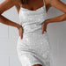 Color-Silver-Sexy Sequin Hip Autumn Women Clothing Backless Dress Sequin Sling Short Dress-Fancey Boutique