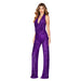 Color-Purple-Summer Jumpsuit Women Sleeveless Halter Sequined Jumpsuit Women-Fancey Boutique