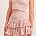 Sweet Lace up Bow Small Tank Top Top Short Sexy Skirt Set-Fancey Boutique