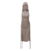 Summer Women Clothing Turtleneck Hooded Pleated Drawstring Tight Waist Sexy Cutout Slit Dress-Grey Dress-Fancey Boutique