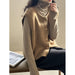 Gentle Single Breasted round Neck Knitted Vest Women Winter Loose Waistcoat Top-Fancey Boutique