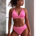 Color-Foreign Orders Bikini Women Sexy Split Swimsuit Special Fabric High Waist Bikini-Fancey Boutique
