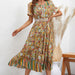 Women Vacation Printed Dress Summer-Fancey Boutique