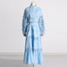 Fall French Vintage Court Niche Women Suit Lace Princess Sleeves Solid Color Suit-Blue-Fancey Boutique