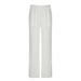 Street Casual Hole Knitted Trousers Fashionable, Comfortable Lazy Elastic Waist Loose Wide Leg Pants-White-Fancey Boutique