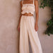 Color-Apricot-Summer Street Wide Leg Two Piece Set-Fancey Boutique