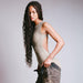 Suede Waste Soil Distressed Jumpsuit Sexy Backless Personality Street Sexy Romper-Fancey Boutique