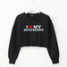 Color-Black-Street Hipster I Love My Boyfriend Printed Short Sweater Autumn Winter Women Clothing-Fancey Boutique