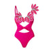 3D Floral Hollow Out Cutout Out Swimsuit Women Set Dress-Fancey Boutique
