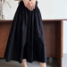 Color-Black-Pink High Waist Pleated Puffy A Line Skirt Mid Length Sweet Umbrella Skirt Women-Fancey Boutique