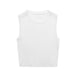 Summer Wind Women Basic Knitted Top Vest-White-Fancey Boutique