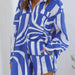 Color-Blue-Summer Casual Two Piece Set Home Wear Seaside-Fancey Boutique