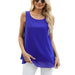 Summer Sleeveless Vest Women Clothing High Elastic Breathable Mesh Top-Tank Top-Blue-Fancey Boutique