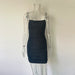 Women Clothing Spring Summer Strap Sexy Backless Mini Sheath Flash Dress-Black-Fancey Boutique
