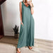 Summer Fresh Casual Women Pocket Jumpsuit Thin Women Jumpsuit-Fancey Boutique