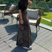 Satin Skirt Sexy Leopard Print Long Skirt High Waist Drooping Silky Hip Skirt-Fancey Boutique