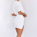 Color-Women Clothing Shirt Shoulder Short T Hollow Out Cutout cropped Top Dress Clothing for Women-Fancey Boutique