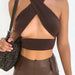 summer Women Clothing Sexy Double-Sided Criss Cross Tied Top-Fancey Boutique