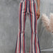 Spring Summer Striped Skinny Raw Edge Denim Casual Trousers Women-Fancey Boutique