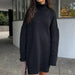 Autumn Winter Turtleneck Sweater Women Mid Length Thickened Russia Long Sleeved Knitwear-Fancey Boutique