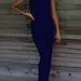 Color-Blue-Summer Sexy Women Wear Solid Color Nightclub Casual Jumpsuit-Fancey Boutique