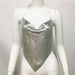 Color-Silver-Sexy Women Clothing Metal Sequ Sling Non Specification Chain Top Party Sexy Sling Women-Fancey Boutique