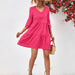 Popular Double Layer Bell Sleeve V neck Doll Type Dress-Fancey Boutique