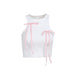 Spring Cool Top Casual All Matching Slim Fit Bow Halterneck Vest Women-Fancey Boutique