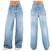Jeans Women Direct Trousers-Navy Blue-Fancey Boutique