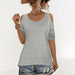 Spring Summer Popular off the Shoulder Women Top-Gray-Fancey Boutique