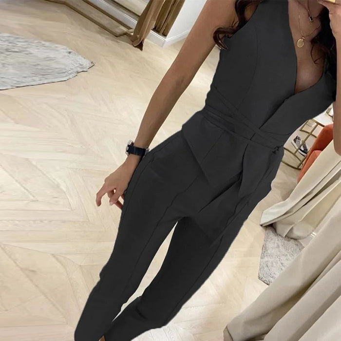 Women Clothing Suit Two Piece Vest Set-Fancey Boutique