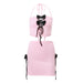 Color-Pink-Summer Women Sweet Spicy Halter Bow Decorative Lace Up Vest Side Open Skirt Set Women-Fancey Boutique