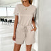 Women Clothing Spring Summer Top Casual Solid Color Romper-Fancey Boutique