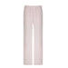 Street Casual Hole Knitted Trousers Fashionable, Comfortable Lazy Elastic Waist Loose Wide Leg Pants-Pink-Fancey Boutique