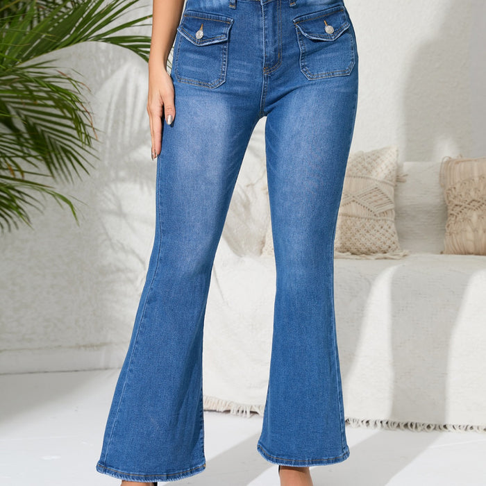Special High Waist Stretch Slimming Bootcut Pants Jeans for Women-Fancey Boutique